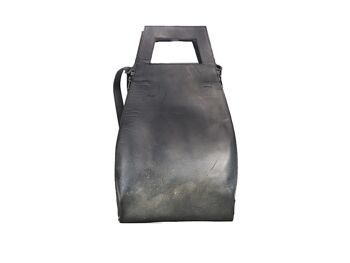 SAC EN CUIR M. LAGOON AW23 NOIR 3