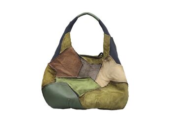 Sac en cuir M. Raven multicolore AW23 1