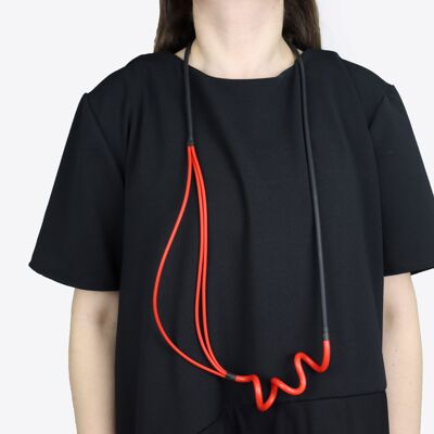 Collier A. flamme aw23 rouge