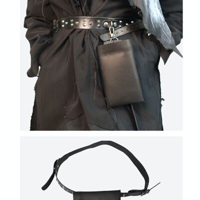 Leather Bag M MERRY AW23 BLACK
