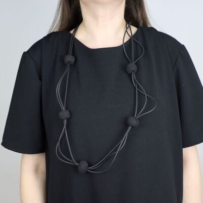 Necklace a. milo aw23 black