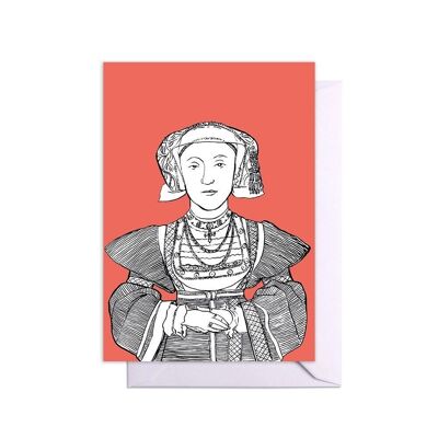 Tarjeta de las seis esposas Ana de Cleves