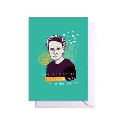 Marie Curie Quote Card