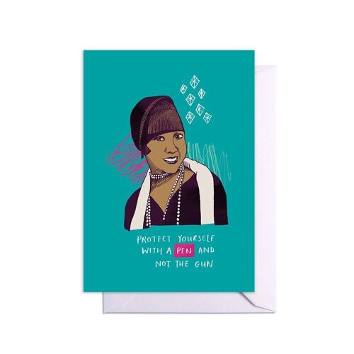 Josephine Baker quote Card