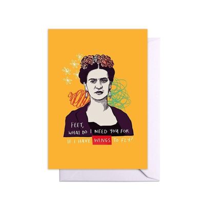 Tarjeta de cita de Frida Kahlo