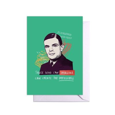Alan Turing Quote Card