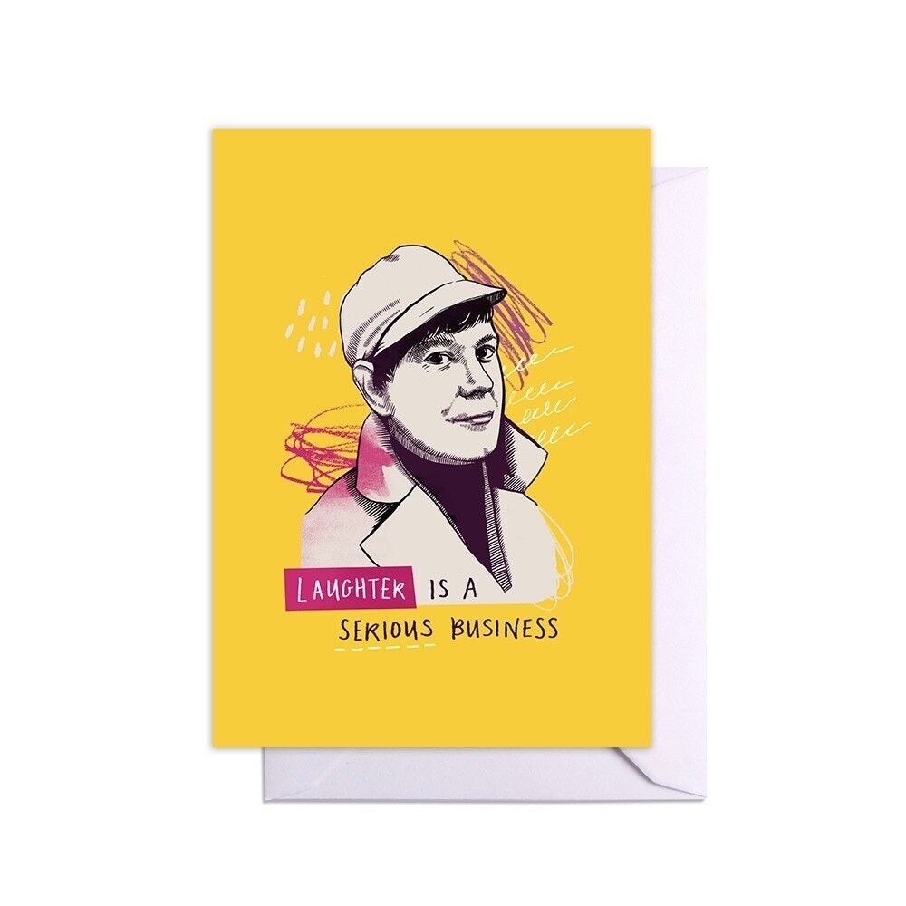 Biglietto con citazioni di Joe Orton