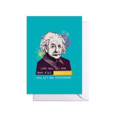 Scheda di citazione di Einstein