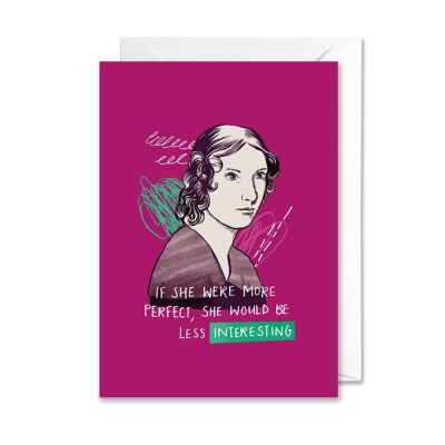 Tarjeta de cita de Anne Brontë