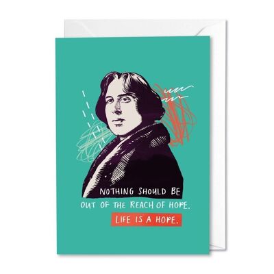 Oscar Wilde A6-Zitatkarte