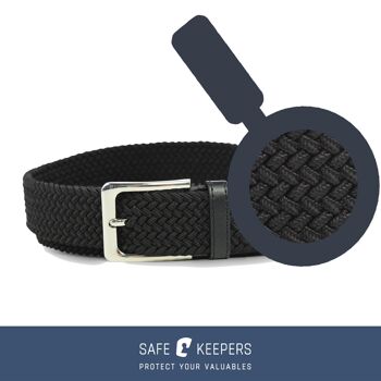 Ceintures élastiques Safekeepers - ceintures stretch - ceintures homme - ceintures femme - 3 Pièces 6