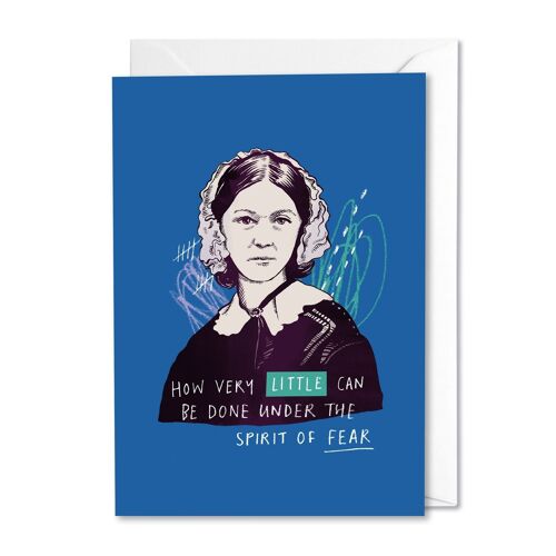 Florence Nightingale A6 Quote Card