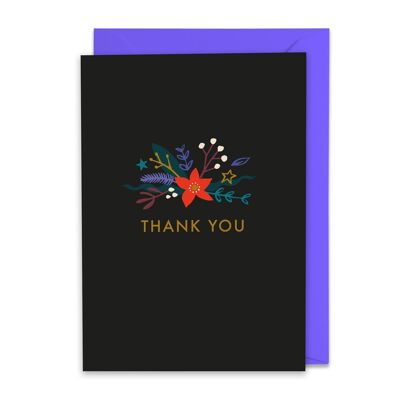 Midnight Garden Thank you Card