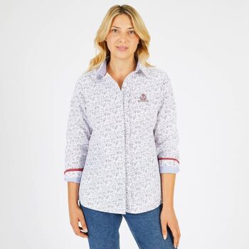Chemise manches longues IMPERIAL FLOWERS 1