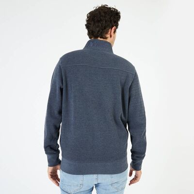 Zipped high neck sweatshirt 1859 WELLINGTON