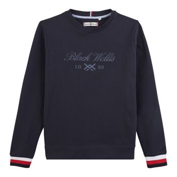 Sweat col rond NAVY CHIC 3