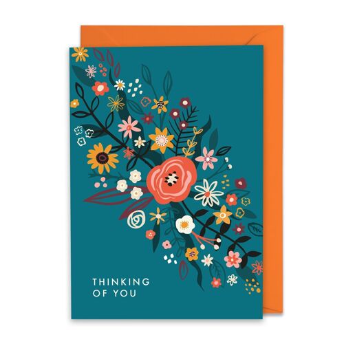 Midnight Garden A6 Thinking of You Card