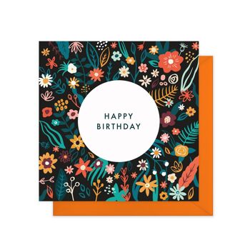 Carte de voeux de joyeux anniversaire