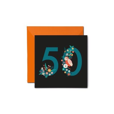 50th Birthday Card