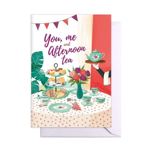 You Me and Afternoon Tea Cardlet