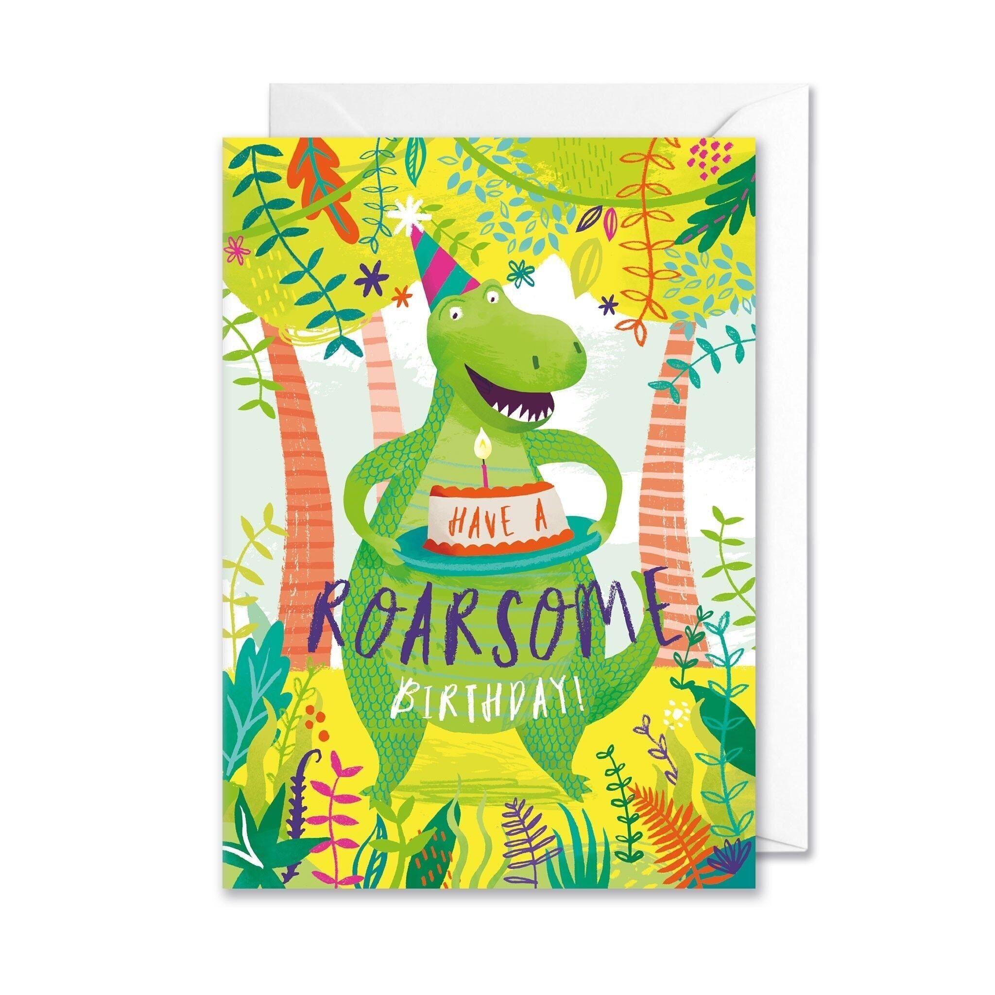 Cartolina di dinosauro