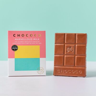 47% Colombia Milk Chocolate Bar 75g Bar