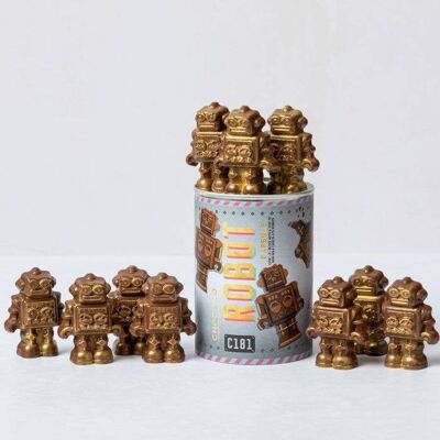 Cápsula de robots de chocolate con leche