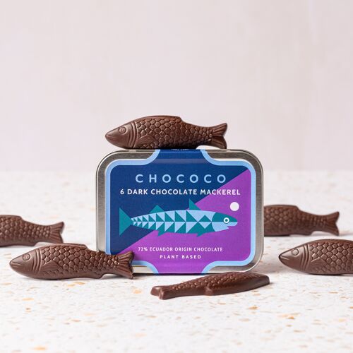 Dark Chocolate Dorset Mackerel Fish (vf)