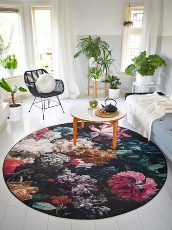 Vloerkleed Flores Rond ø120 cm 4