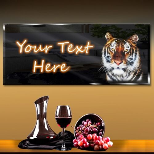 Personalized Tiger 7 Neon Sign 600mm X 250mm