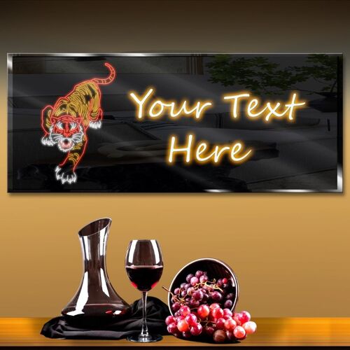Personalized Tiger Neon Sign 600mm X 250mm
