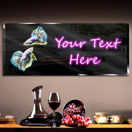 Personalized Tropical Fish Neon Sign 600mm X 250mm