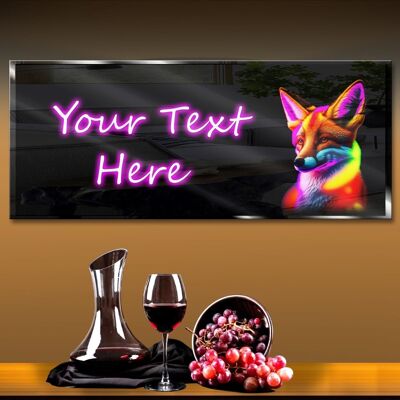 Personalized Fox Neon Sign 600mm X 250mm