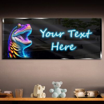 Personalized Dinosaur Neon Sign 600mm X 250mm