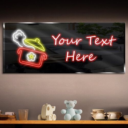 Personalized Kitchen Neon Sign 600mm X 250mm
