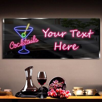 Personalized Margarita Neon Sign 600mm X 250mm