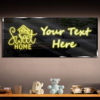Personalized Home Sweet Home Neon Sign 600mm X 250mm