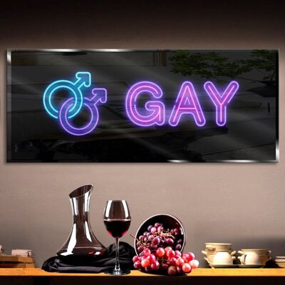Personalized Gay Neon Sign 600mm X 250mm
