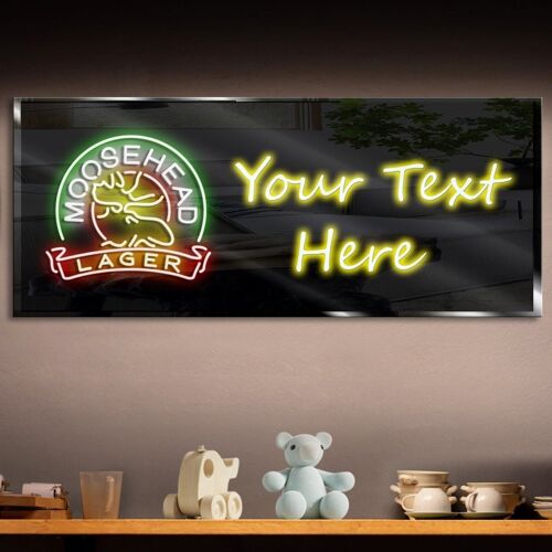 Personalized Moosehead Neon Sign 600mm X 250mm