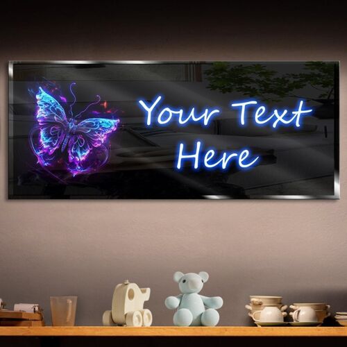 Personalized Neon Butterfly Neon Sign 600mm X 250mm