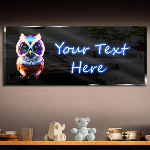 Personalized Owl Neon Sign 600mm X 250mm