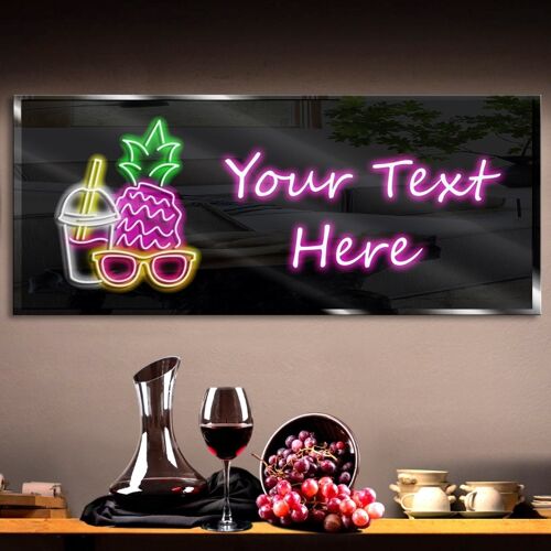 Personalized Pineapple Neon Sign 600mm X 250mm