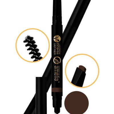 Vegan eyebrow pencil medium brown