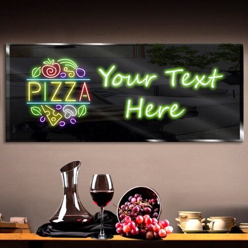 Personalized Pizza Neon Sign 600mm X 250mm