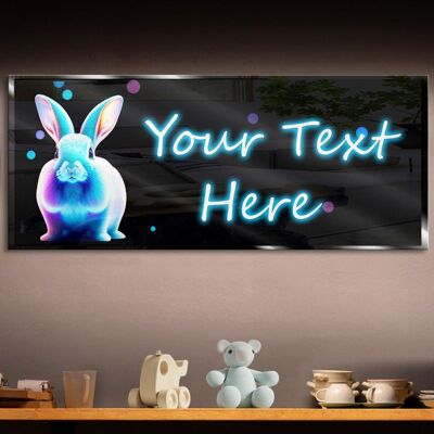 Personalized Rabbit Neon Sign 600mm X 250mm