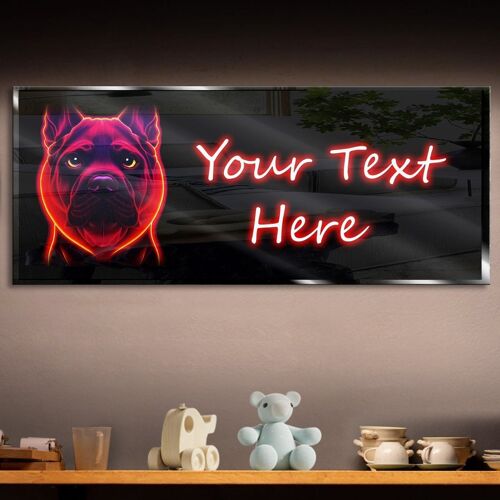 Personalized Red Dog Neon Sign 600mm X 250mm
