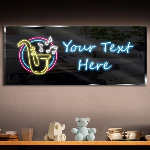 Personalized Sax 3 Neon Sign 600mm X 250mm