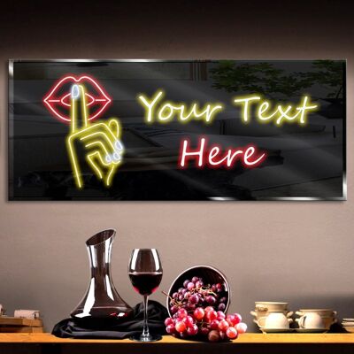 Personalized SHHH2 Neon Sign 600mm X 250mm