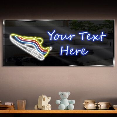 Personalized Sneaker Neon Sign 600mm X 250mm