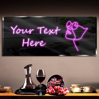 Personalized Specs Neon Sign 600mm X 250mm